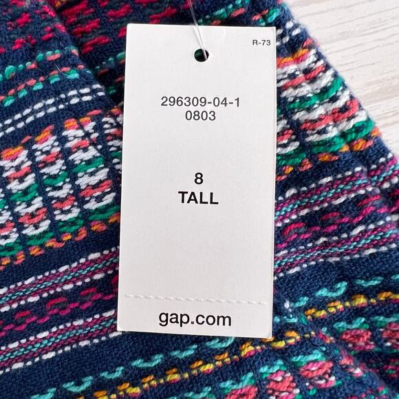 GAP 3" City Shorts in Multicolor Weave Size 8 Tall - Picture 12 of 13